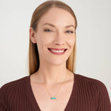 MORGAN & PAIGE .925 Sterling Silver 18K Gold Plated Hexagonal Crystal Pendant Necklace - Dainty Gold Necklace Healing Chakra Necklace for Women, Genuine Gemstones with or without Cubic Zirconia 16"