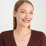 MORGAN & PAIGE .925 Sterling Silver 18K Gold Plated Hexagonal Crystal Pendant Necklace - Dainty Gold Necklace Healing Chakra Necklace for Women, Genuine Gemstones with or without Cubic Zirconia 16"