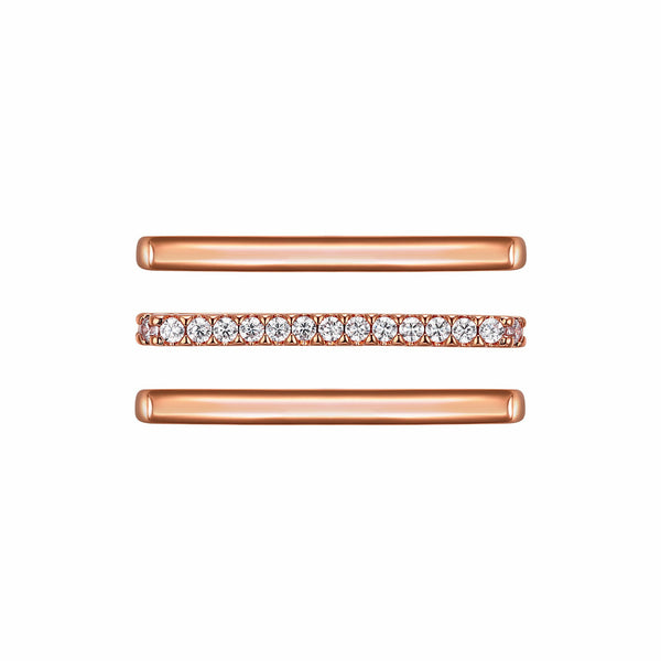 London Band Charms & Minimalist Apple Watch Case - Rose Gold (Navy Band)