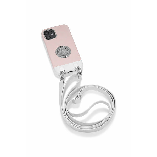 Daydream iPhone Case with removable Carry Strap and Pouch - White / Light Blue / Pink