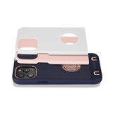 Regal iPhone Case - Navy / White / Pink