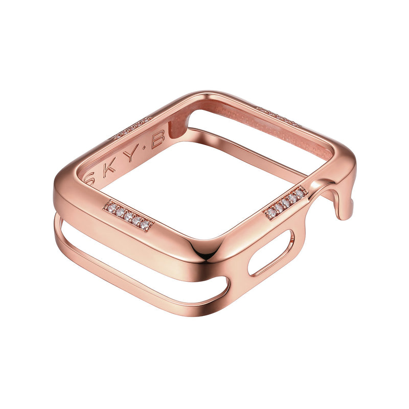 Front View Rose Gold Dash Apple Watch Case jewelry