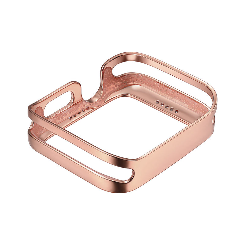 Rear View Rose Gold Dash Apple Watch Case jewelry