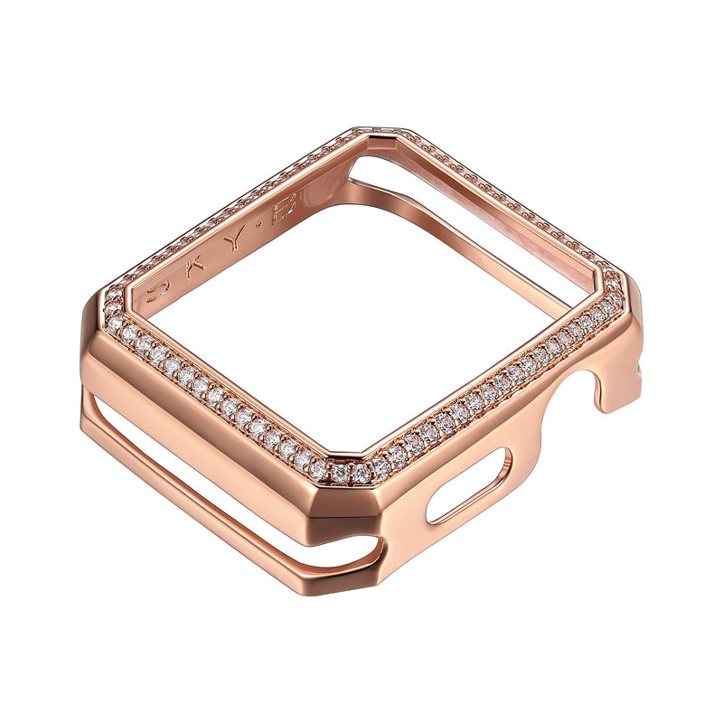 Deco Halo Apple Watch Case - Rose Gold