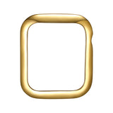 Face view Gold Minimalist Apple Watch Case jewelry
