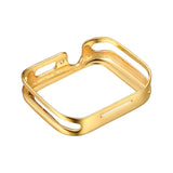 Rear View Gold Minimalist Apple Watch Case jewelry