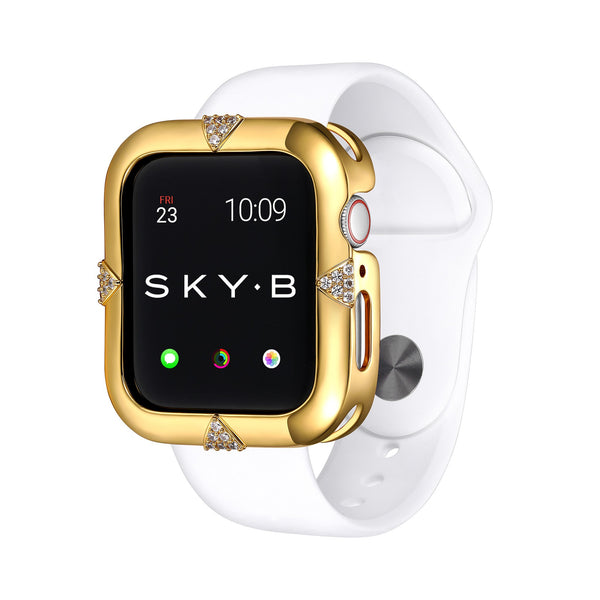 Gold Pav√© Points Apple Watch Case jewelry for Women