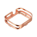 Rear View Rose Gold Pav√© Points Apple Watch Case jewelry
