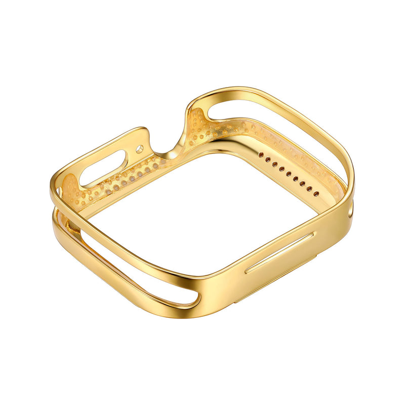 Rear View Gold Runway Apple Watch Case jewelry