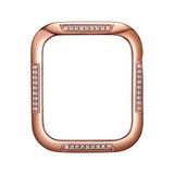 Face view Rose Gold Runway Apple Watch Case jewelry