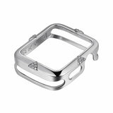 Front View Silver pav√© Points Apple Watch Case jewelry