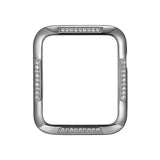 Face view Silver Runway Apple Watch Case jewelry
