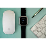 Deco Halo Apple Watch Case - Silver