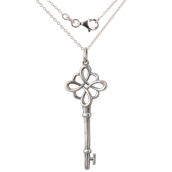 Celtic Knot Key Pendant Necklace
